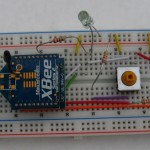 XBee-Roomba Breadboard prototype